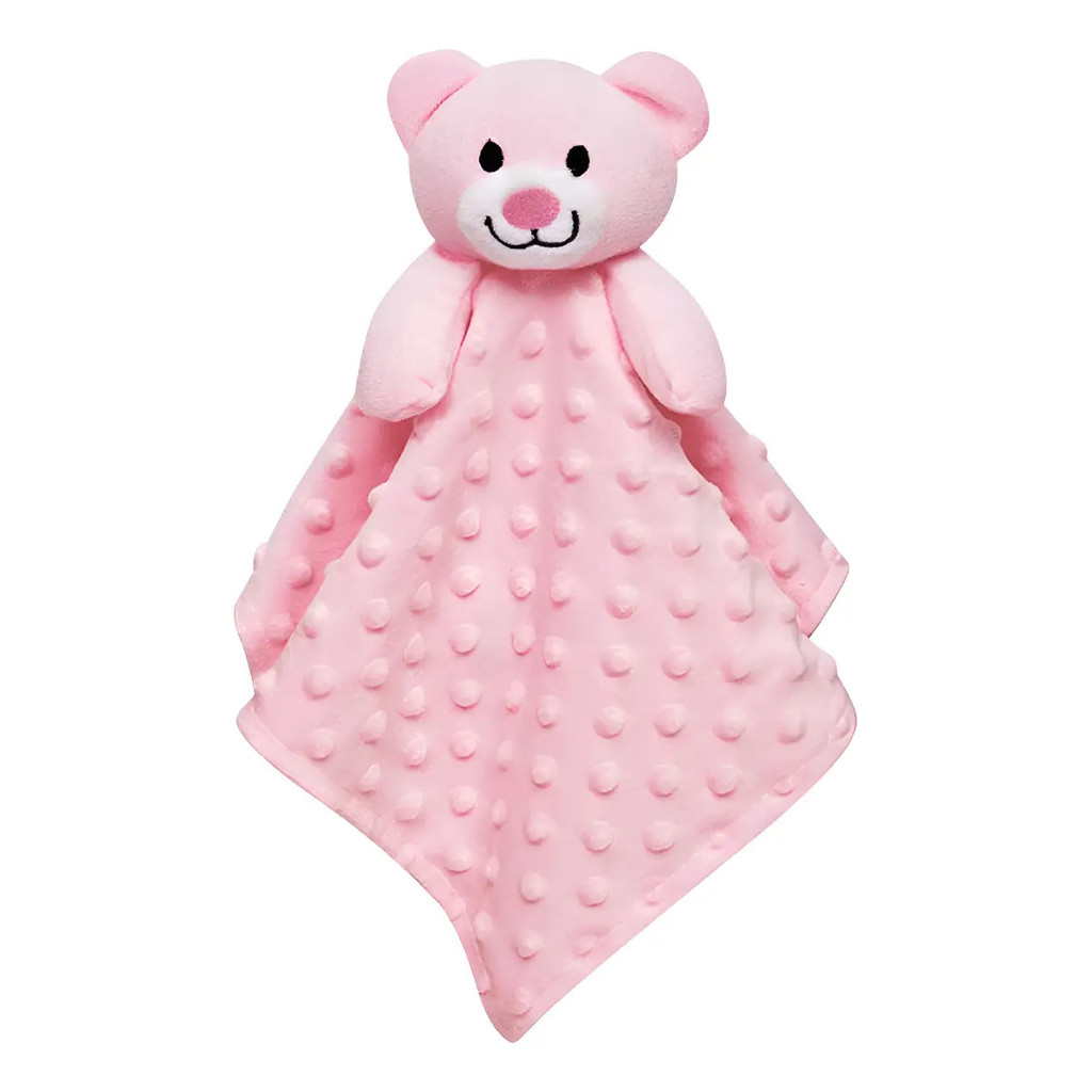 boneca para bebê dormir Naninha Com Pelúcia Algodão Doce Rosa 7592 - Buba