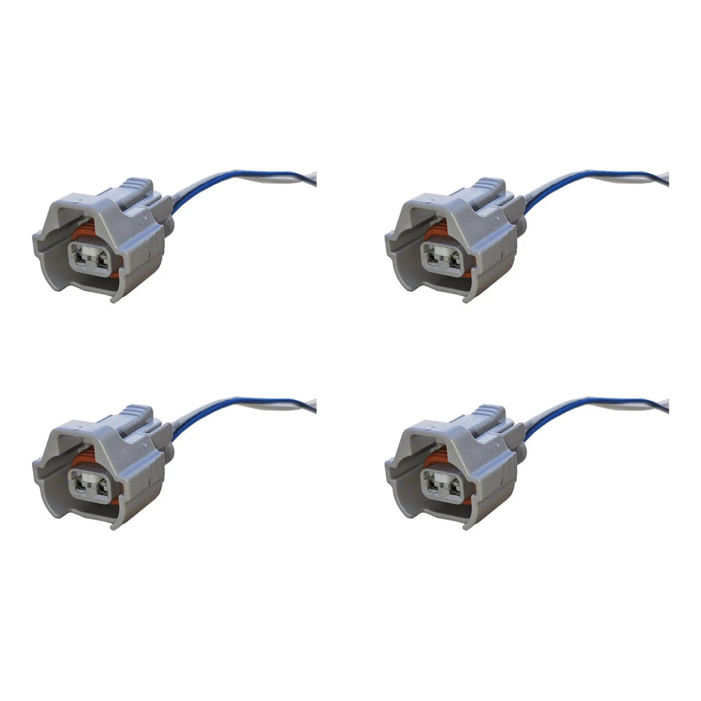 Kit 4 Conector Bico Injetor Polo Fox Gol Voyage Msi 1.6 16v