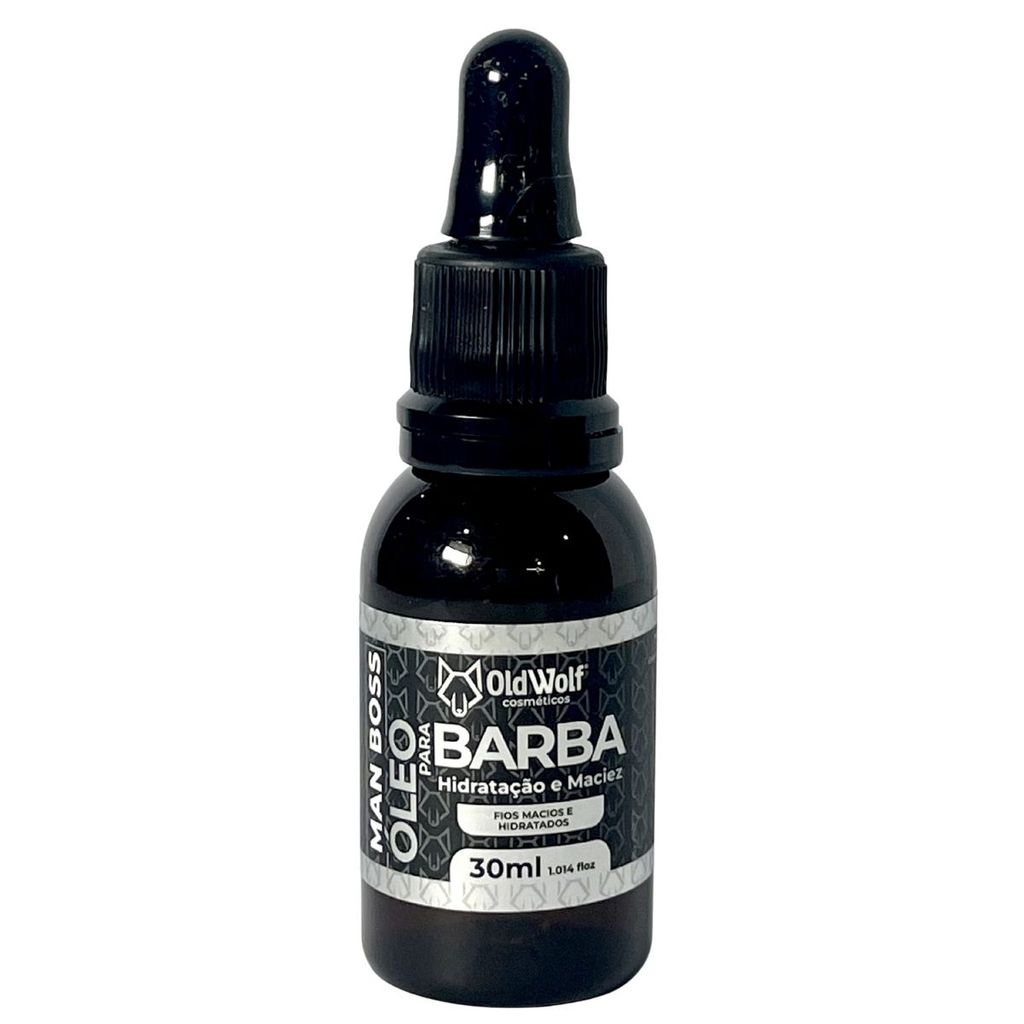 Oleo para Barba Man Boss - 30ML - Old Wolf