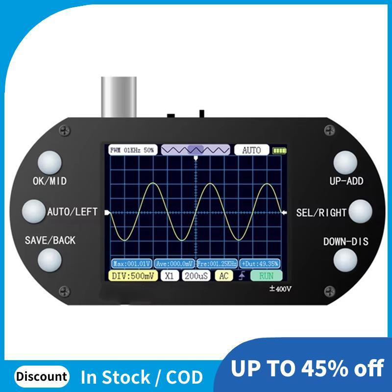 Osciloscópio Digital Mini Taxa De Amostra Portátil 500KHz Largura De Banda Suporte AUTO Reparo Eletrônico DIY