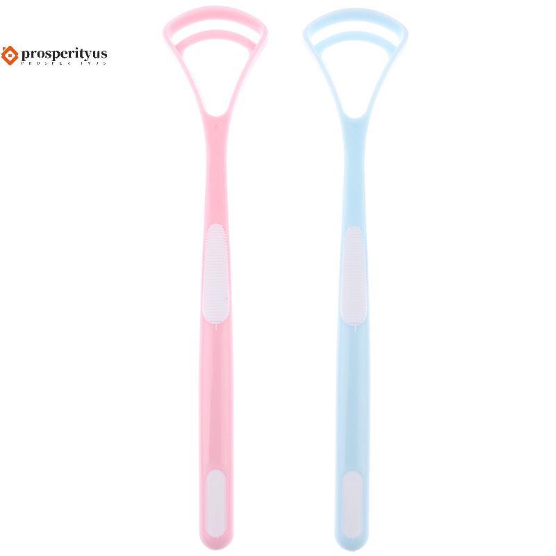 [PPTS] 2 Pcs Limpador De Língua Raspador Para Crianças Conjunto De Limpeza De Bactérias Suaves
