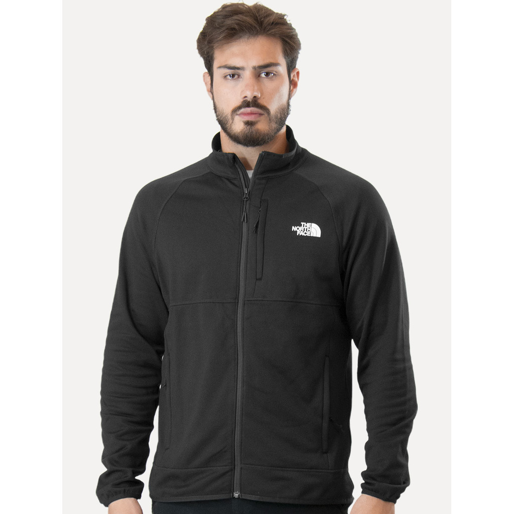 Blusa The North Face Masculina Fleece Canyonlands Full Zip Preta