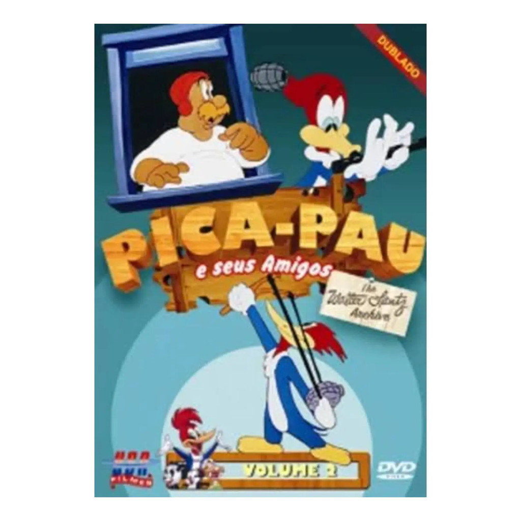Dvd Original Pica-pau E Seus Amigos - Vol. 2 - Lacrado
