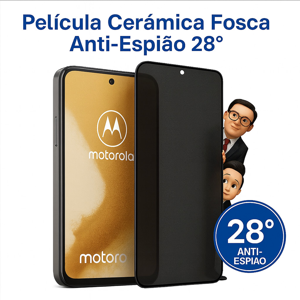 Película Cerâmica Fosca Privacidade Motorola G31 G42 G52 G71 G82 G73 G54 G36 - Anti-Espião em Oferta na Shopee