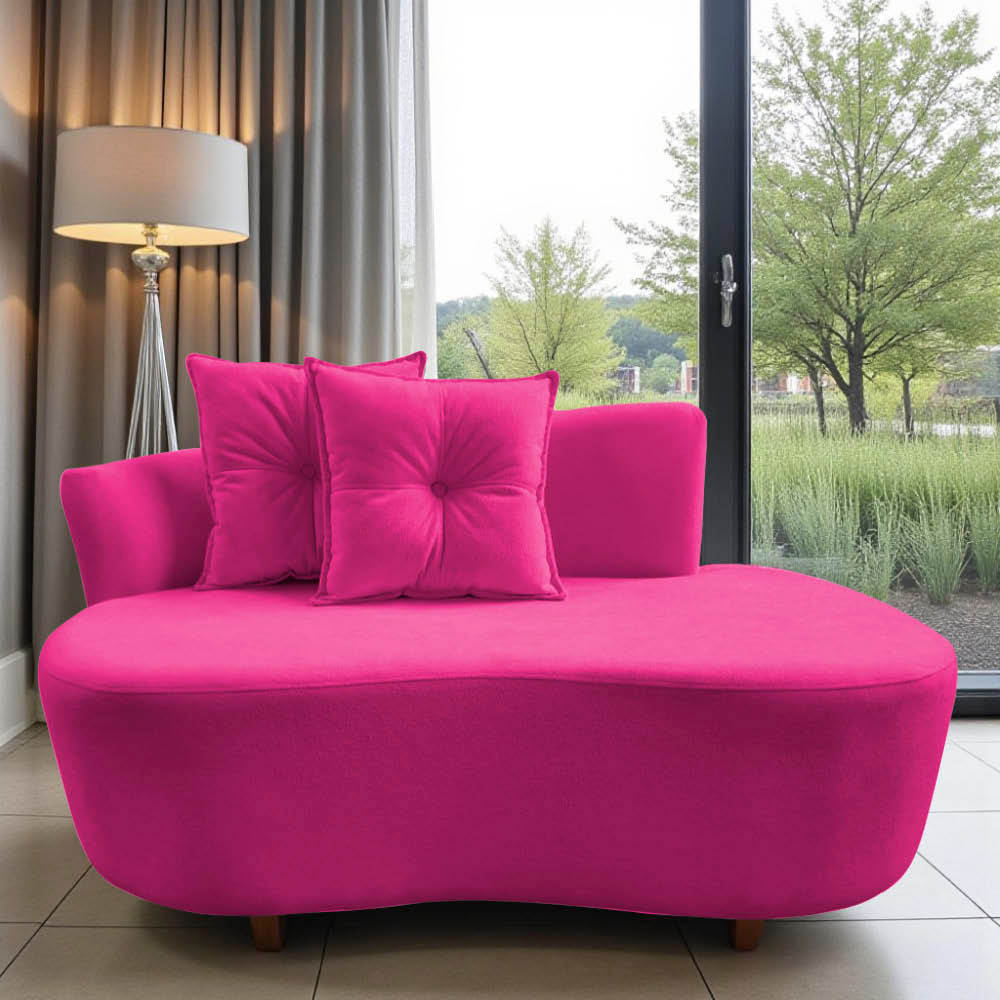 Namoradeira Sofá Feijão Suria Orgânica Veludo