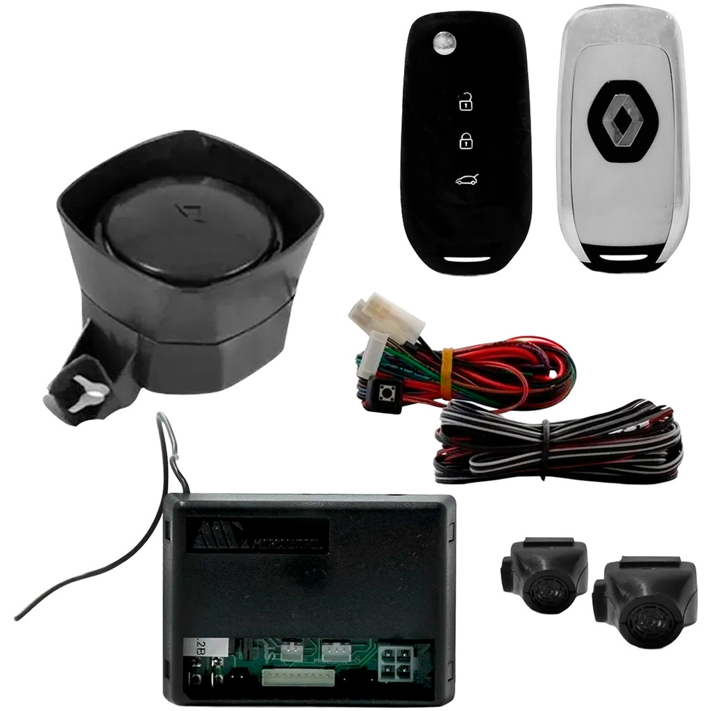 Alarme Automotivo Com Chave Canivete Universal Renault Precision G2 Top R