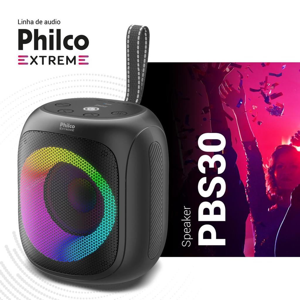 Detalhes do Caixa de Som Speaker Philco Extreme 30W PBS30