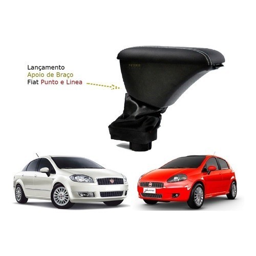 Apoio De Braço Encosto Fiat Punto E Fiat Linea 2007 A 2016