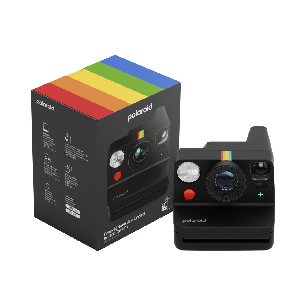 Câmera Instantânea Polaroid Now + (plus) 3 Gen - Preto