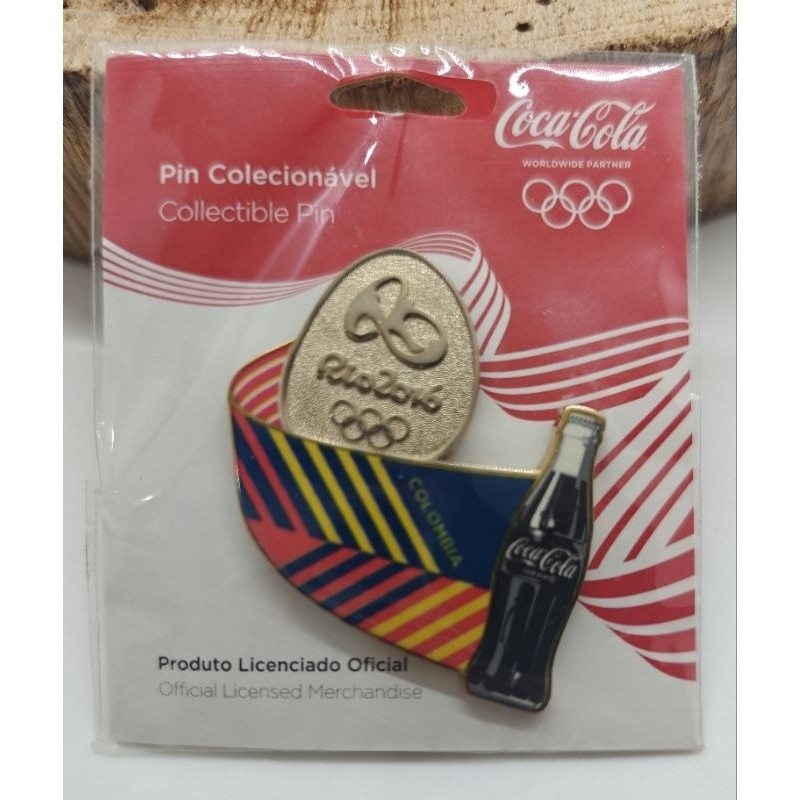 Pin Colecionável Rio 2016(Colômbia) Oficial-Elimateccolecionaveis