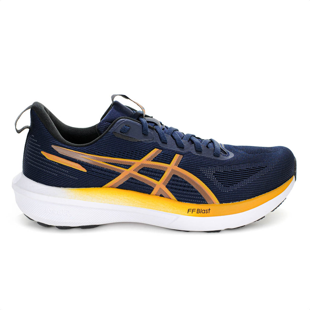 Tênis Asics GT 1000 14 Azul Escuro e Laranja - Masculino