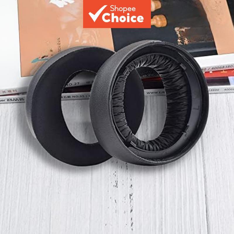 Almofadas de substituição (par) para headset sem fio Sony PS5 Pulse 3D, peças de reparo para fone de ouvido, feitas em