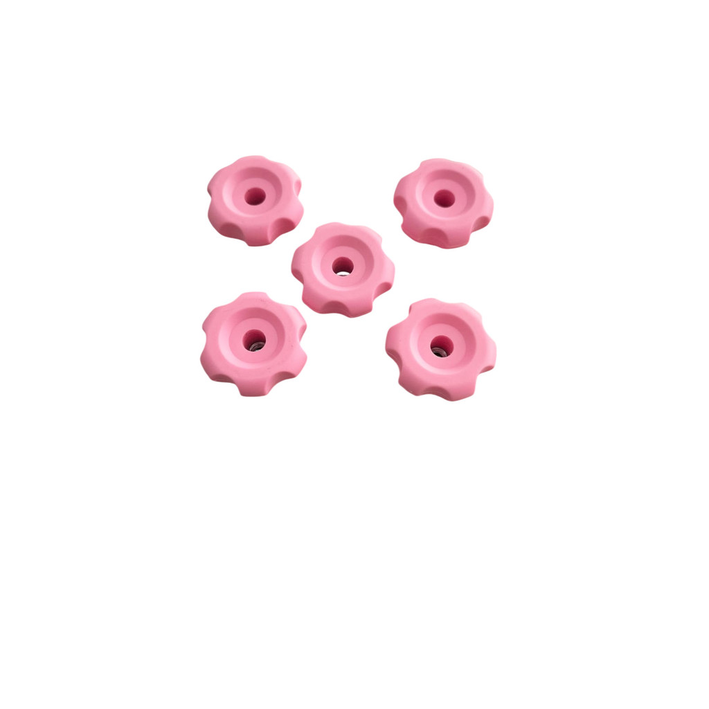 Manípulo Margarida Rosa Femea 8mm Estante Prato de Bateria 5un