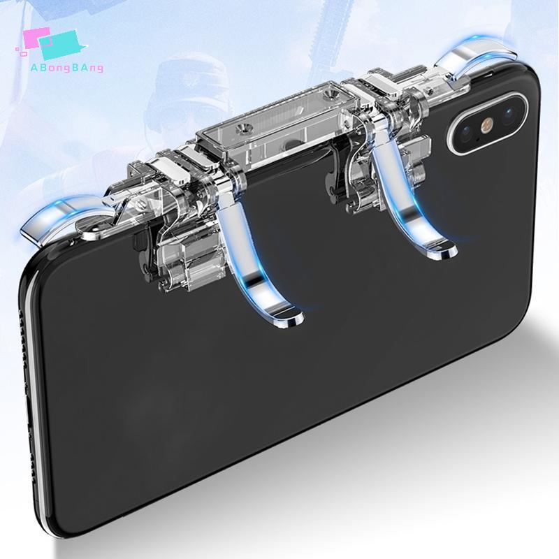 Abongbanghn Aciona Para Celular PUBG Atirador Gamepad Fogo Livre Gamer Gatilhos De Call Of Duty Móvel IPhone Huawei Agra