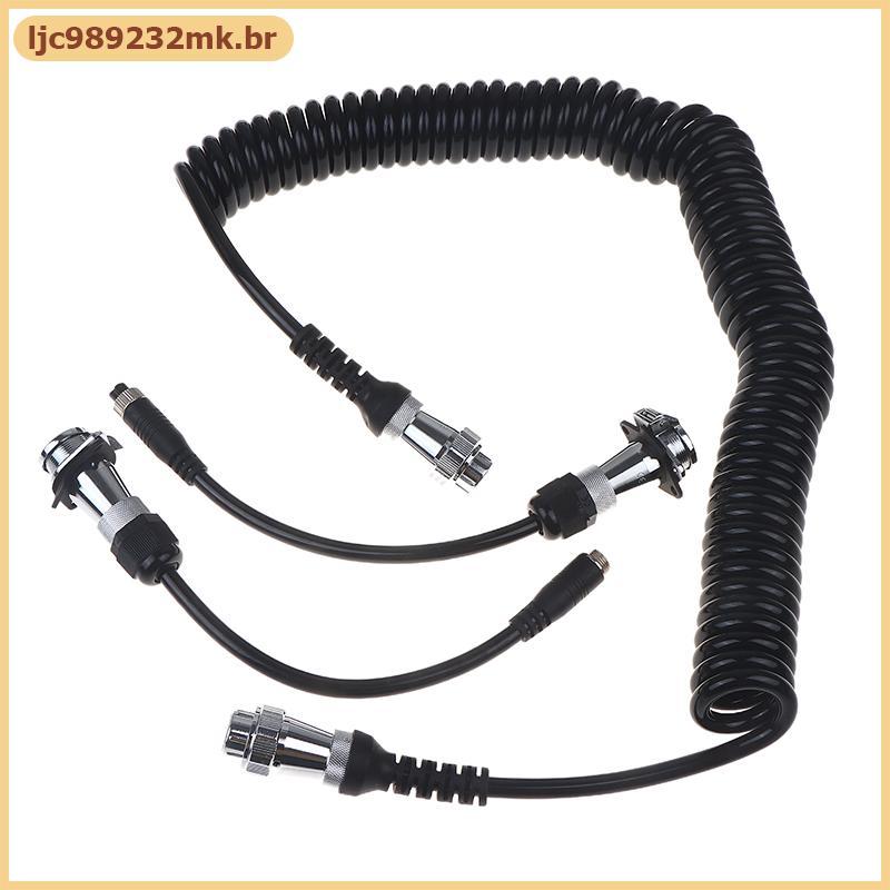 [MYBR] 4Pin J6P JH6 Câmera Retrovisora Dedicada Cabo De Conexão De Imagem Reversa J6 Jiefang Oril Fio De Mola De Monitor