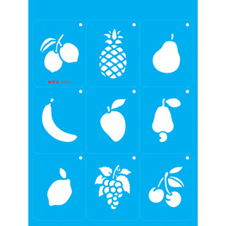 Stencil OPA 3745 – Chaveirinho Frutinhas I – 15x20cm em Oferta na Shopee