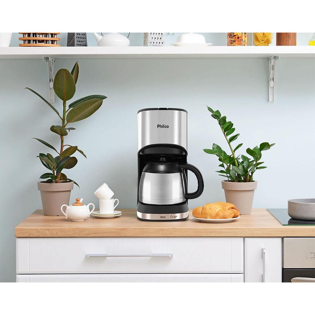 Detalhes do Cafeteira Philco 1L Jarra Térmica 30 Cafezinhos 700W PCFE02