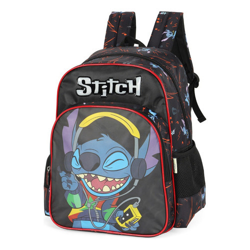 Mochila Stitch De Costas Escolar 