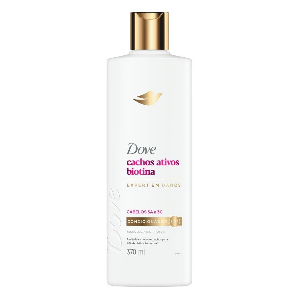 Condicionador Dove Cachos Ativos + Biotina 370ml