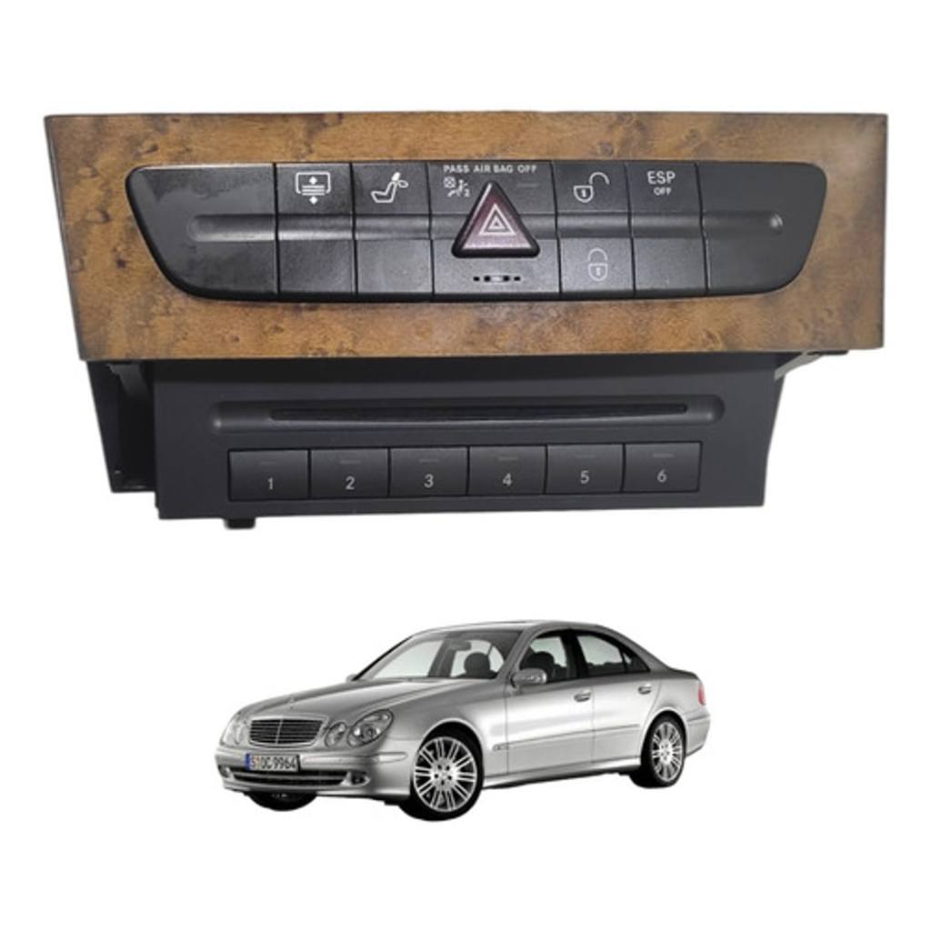 Comando Pisca Alerta Bancos Cd Player Mercedes E350 2007 V6