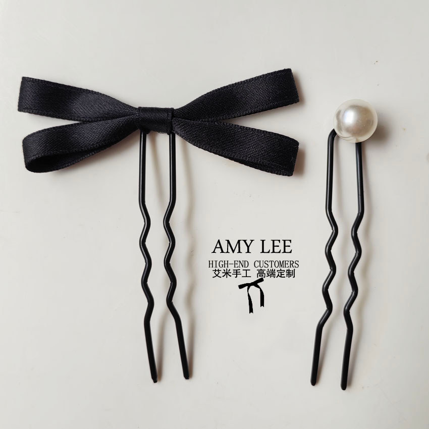 High-End pérola u-Clip hairpin feminino simples moderno hairpin feminino hairpin verão novo estilo chinês cocar
