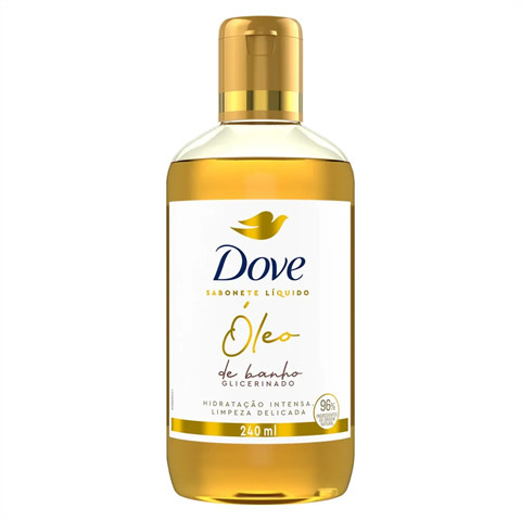 Sabonete Líquido Dove Óleo De Banho Glicerinado Com 240ml