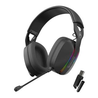 Headset Gamer Marvo Pulz 70W, RGB, Drivers 40mm, Tri-Mode, Preto, HG9086W-BK