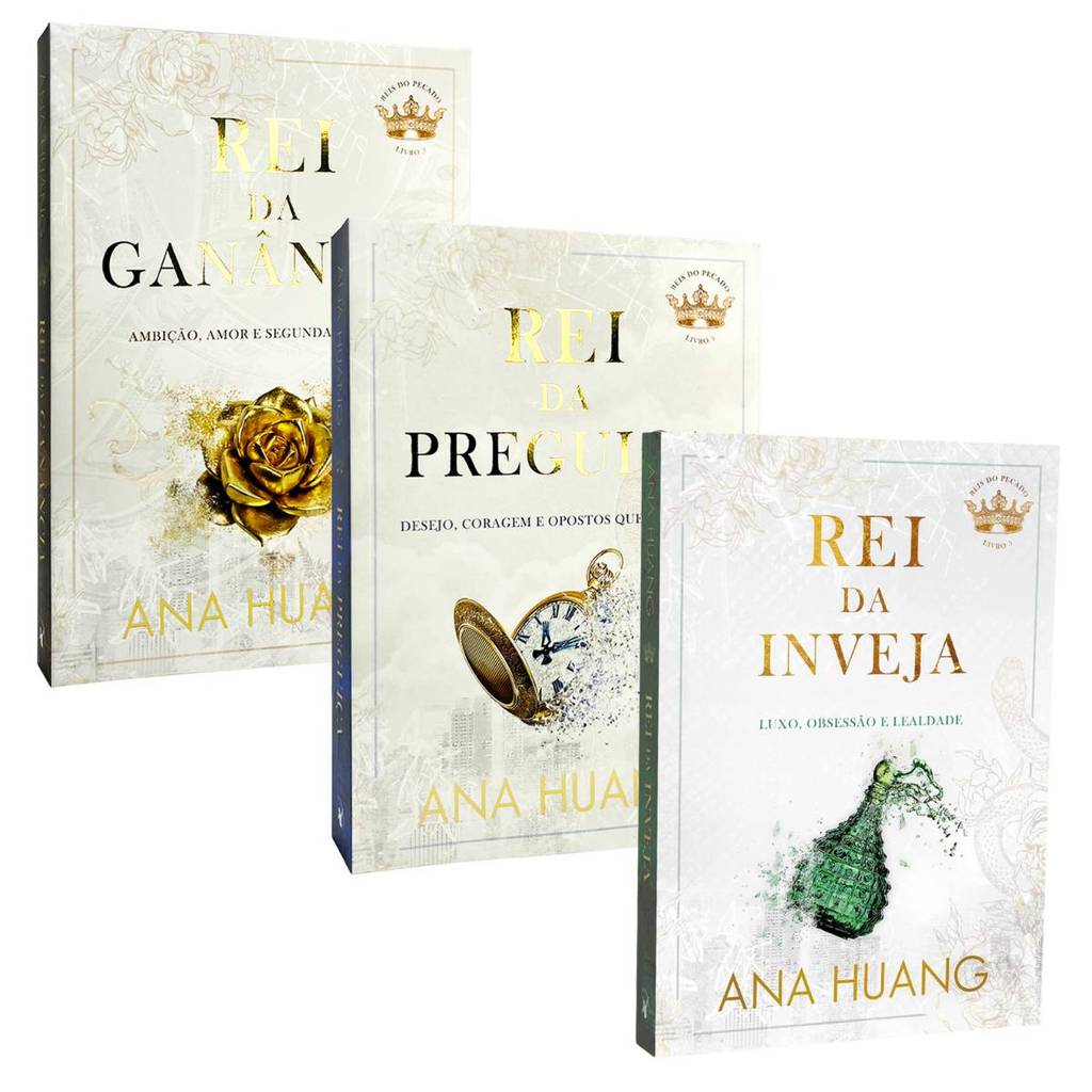 Reis do Pecado - Rei da Ganância + Rei da Preguiça + Rei da Inveja - Ana Huang - Kit 2 Livros