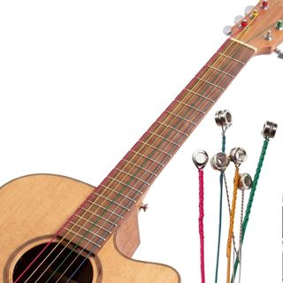 Encordoamento Violão Aço Cordas Coloridas 10-46 Walkie Color