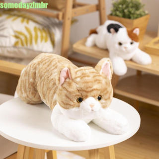 SOMEDAYZL0M Simulação De Gato De Pelúcia , Textura Peluda , Material Macio , Imitação De Brinquedos Deitado
