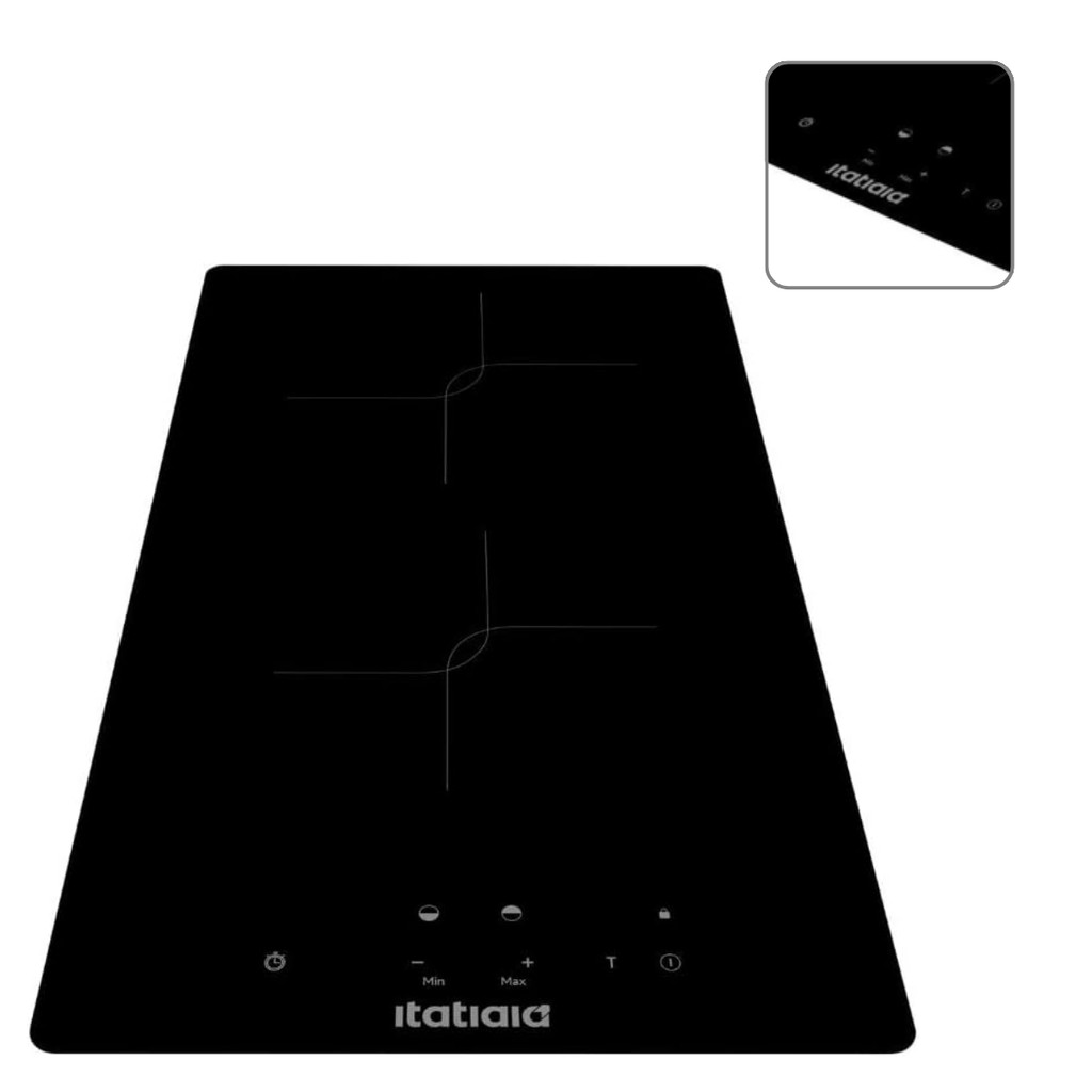 Cooktop Indução 2 Bocas Itatiaia Midi Timer Trava Preto 127V