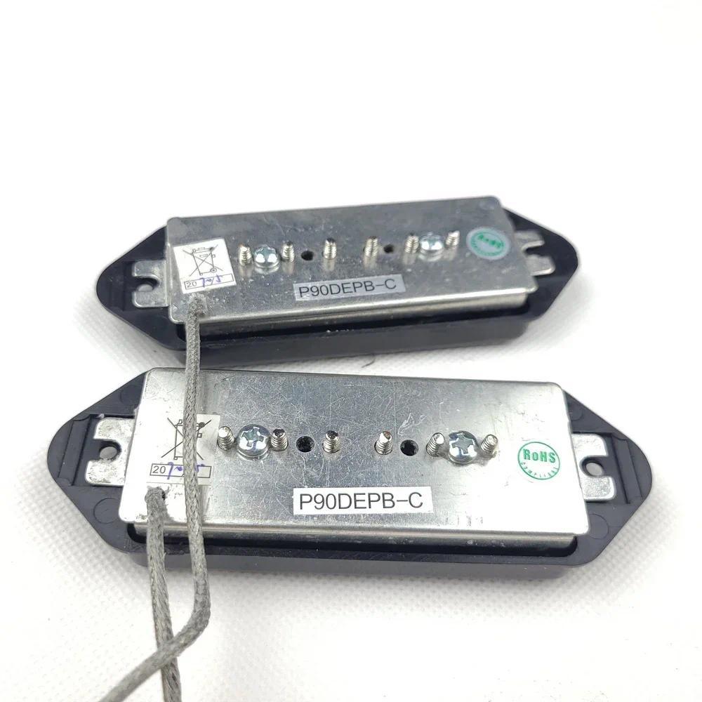 YG-Epiphone Captadores De Alnico Preto Baixo Gauss Som Icônico P90 Dogear Estilo Captador De Ponte De Bobina Única Para