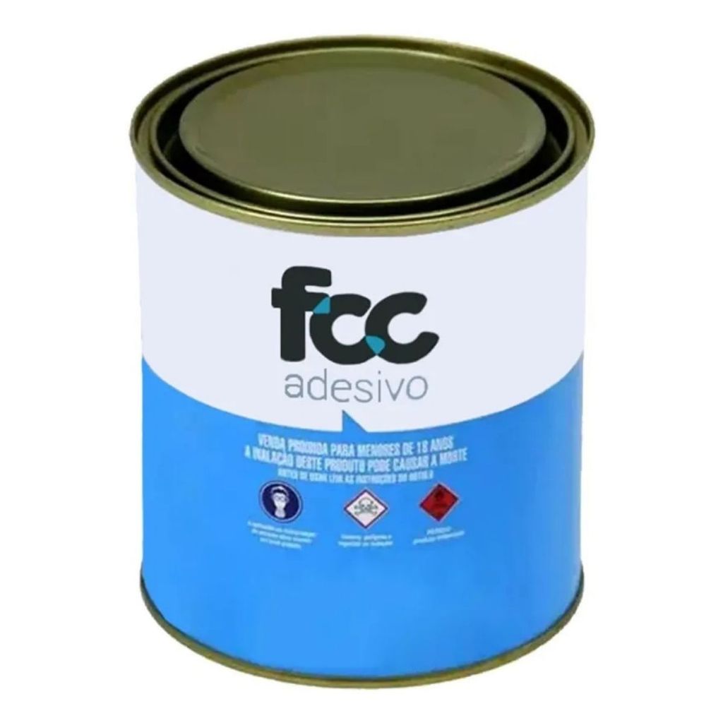 Adesivo Contato Cola Sapateiro Fórmica MDF Marcenaria Grama Sintética Carpete Couro Espuma Piso 700G Dun Dun FCC
