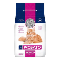Areia Granulado Higiênico Branco para Gatos Progato 3,6Kg