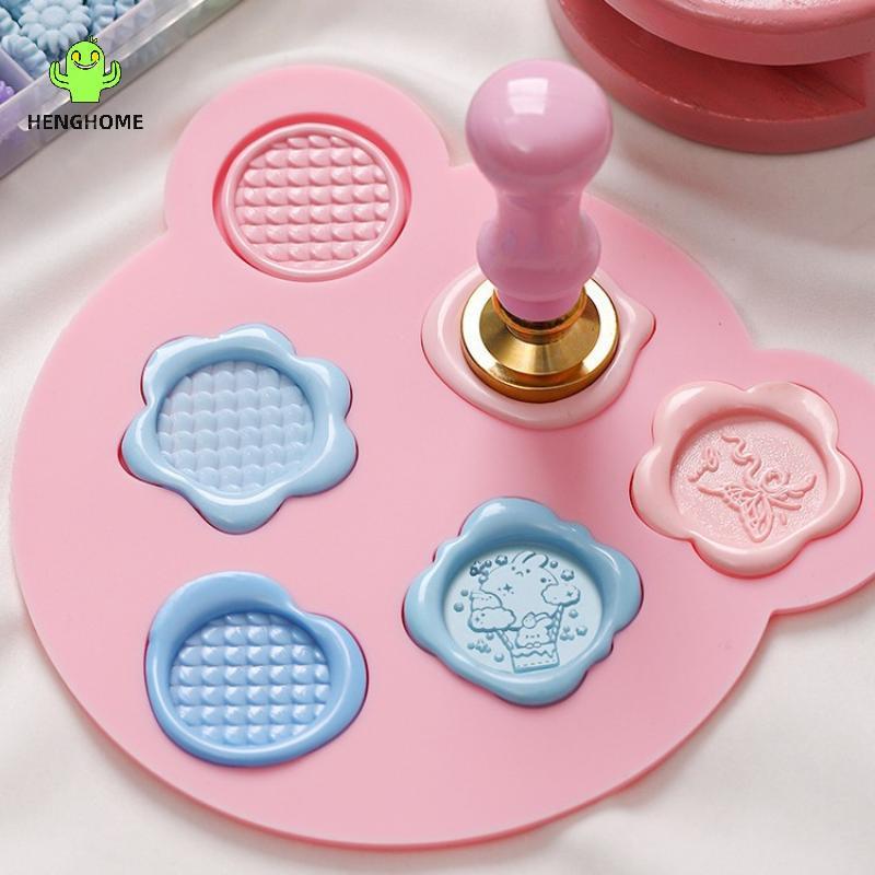 HENGHOME Molde De Almofada De Silicone Para Selo De Cera De 25mm , Suporte Em Forma Envelope De Casamento , Novo