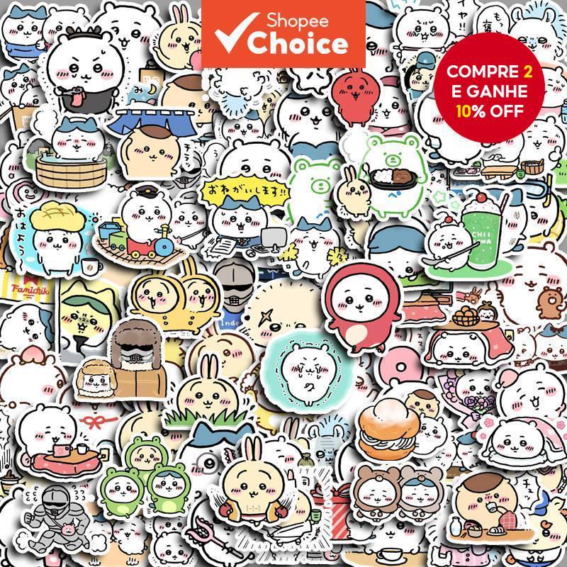 100 Peças Adesivos Chiikawa – Decalques De Vinil À Prova D'água Para Laptop , Garrafa De Água E Telefone (Presente Kawai em Oferta na Shopee