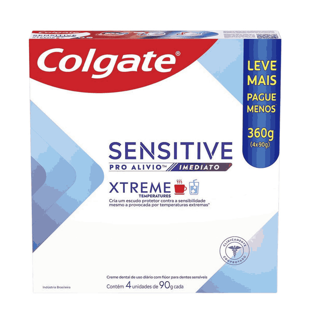 Creme Dental Colgate Sensitive Pro Alivio Xtreme 4x90g