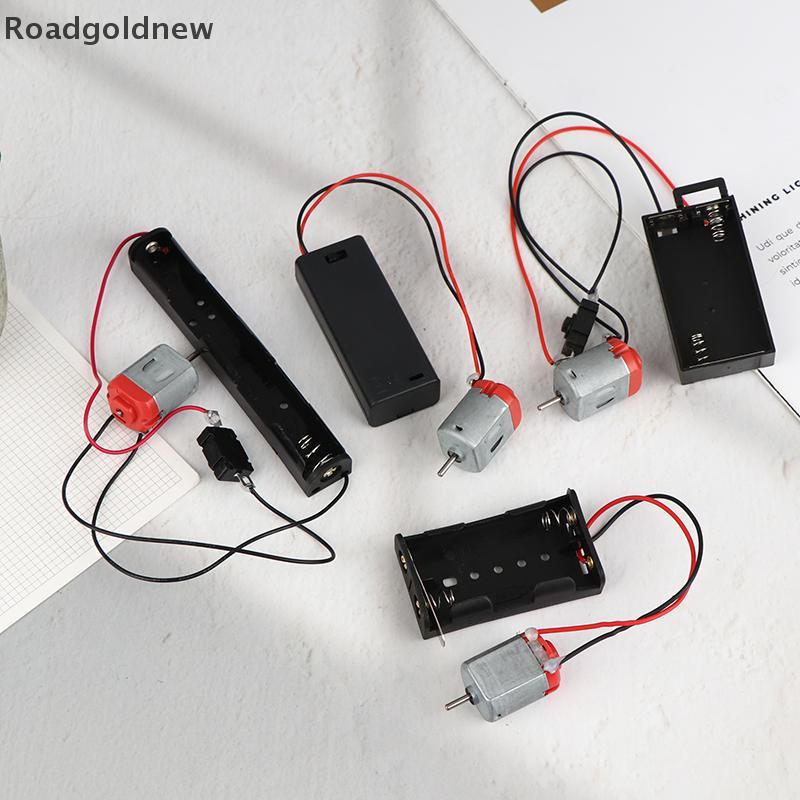 Kit De Motor RGN 130 Com 2 Caixas De Armazenamento De Bateria E Modelos De Circuito Eletrônico DIY Para Estudantes De 16