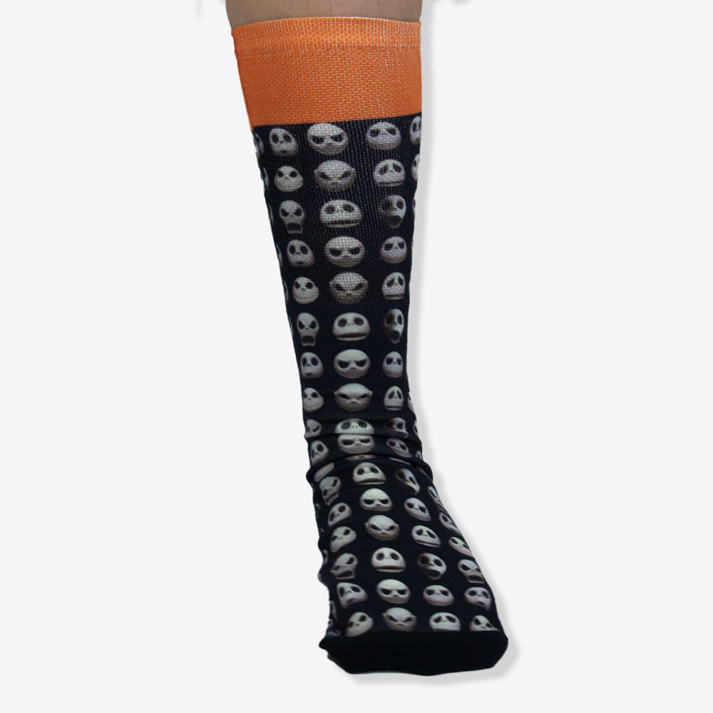 Meias Cano Longo Jack Skellington – O Estranho Mundo de Jack em Oferta na Shopee