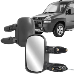 Retrovisor Doblo 2001 2002 2003 2004 2005 2006 2007 2008 2009 Controle Interno