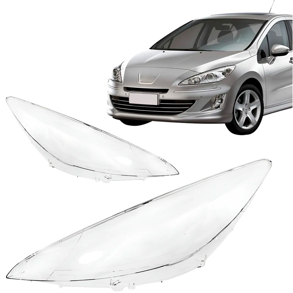 Lente Farol Peugeot 408 2011 2012 2013 2014 2015