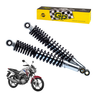 PAR AMORTECEDOR TITAN 150 2004 A 2015 FAN CG COM REGULAGEM em Oferta na Shopee