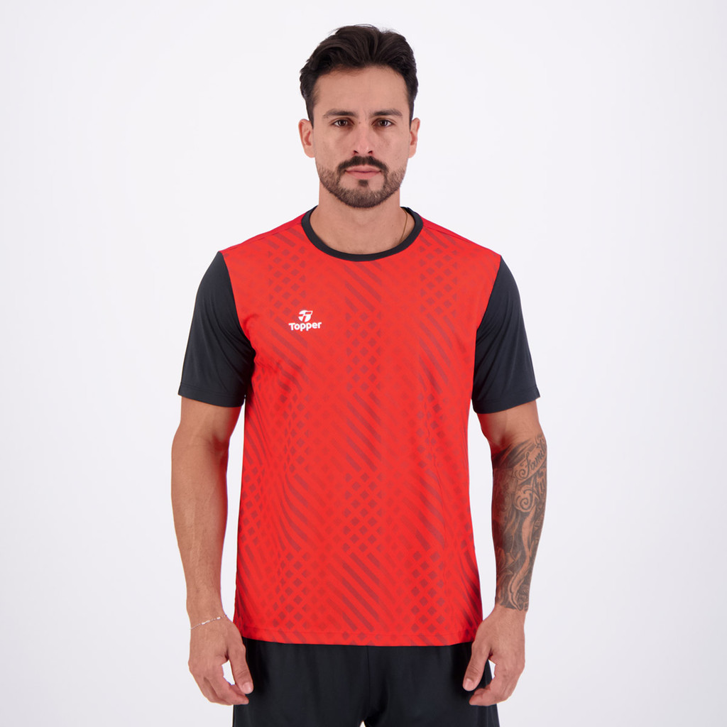 Camiseta Topper Shake Vermelho