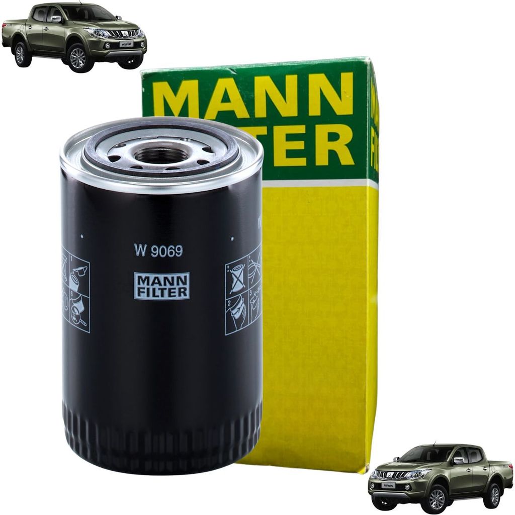 Filtro De Óleo Blindado L200 2008 A 2018 / Pajero 1992 A 2014