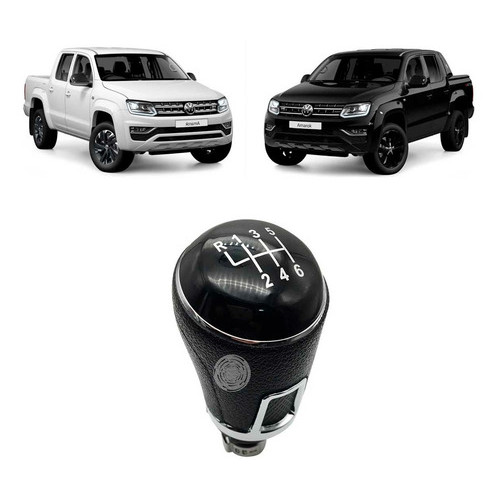 Manopla Bola Câmbio Manual 6 Amarok 2011 2012 2013 2014 2015 Preto