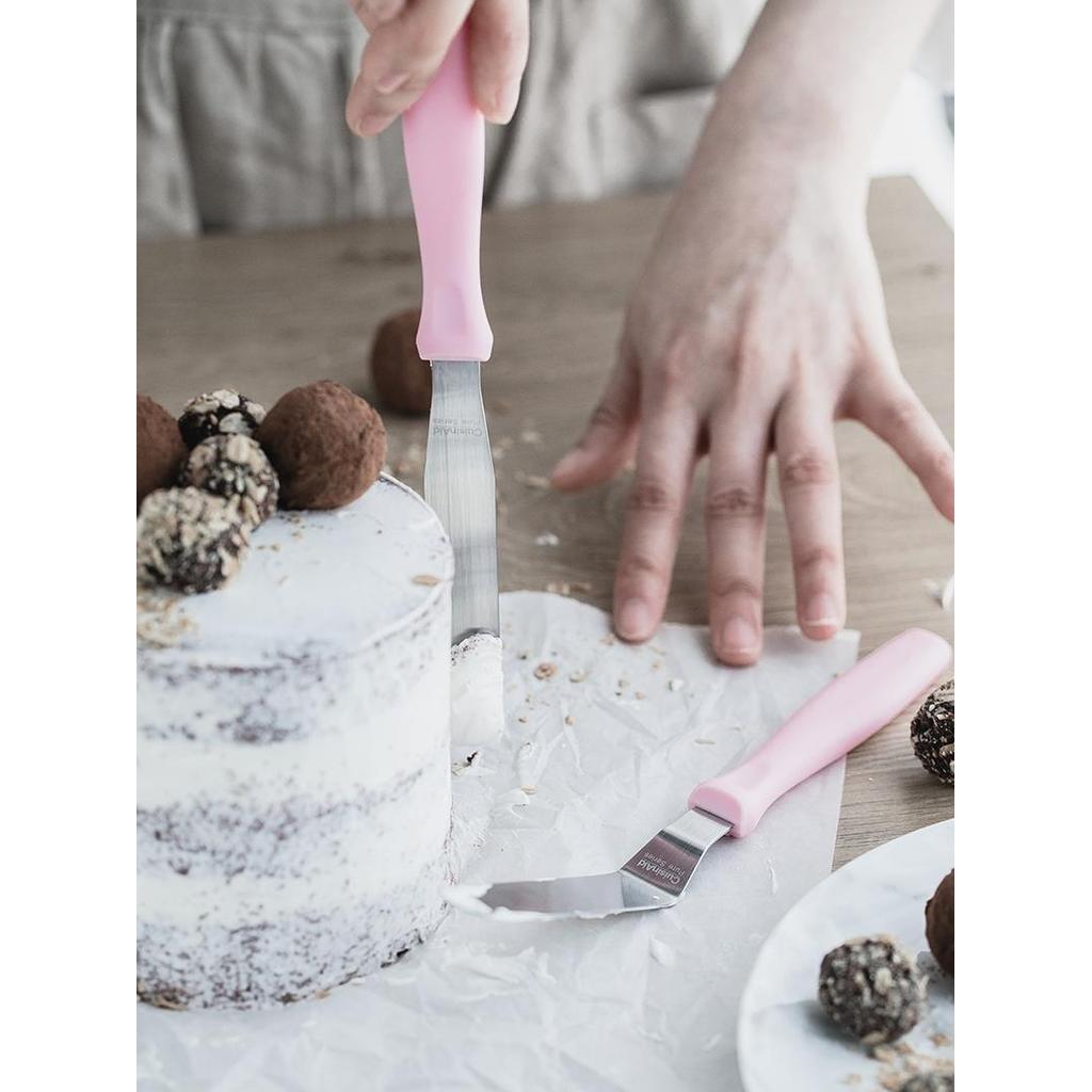 CuisinAid Conjunto de Espátula Pequena Espalhador de Bolo Creme Faca de Suavização Faca de Beijo Curva Copo Espátula de