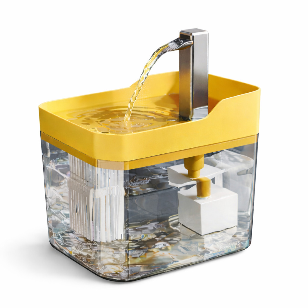 Kit Fonte Bebedouro Automática Bivolt 1,5L para Gatos e Cachorros