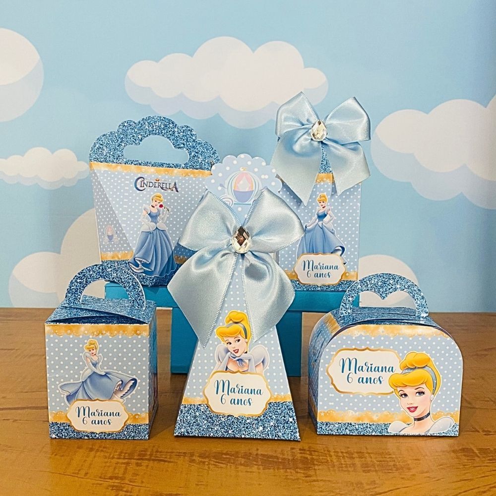 Kit Festa CINDERELA Personalizados | Lembrancinhas | Festa infantil | Aniversário