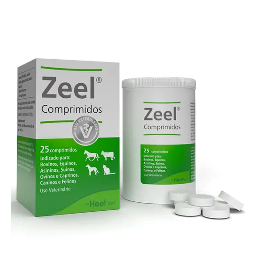 Zeel Uso Veterinário Heel-Vet Redução Da Dor Articular E Muscular C/ 25 Comp