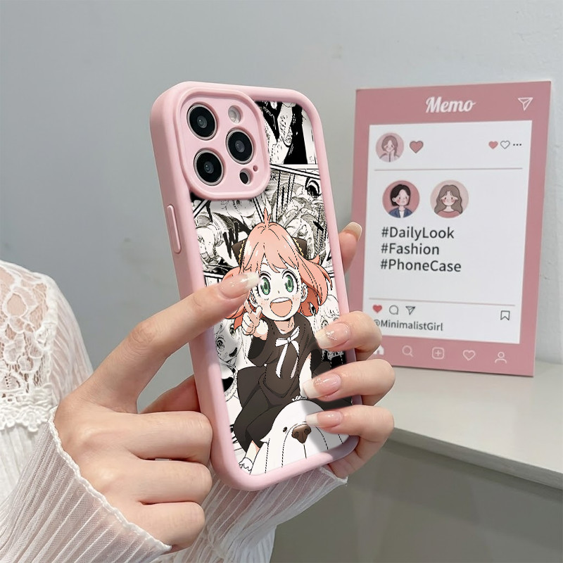 Anime Espião x Família Anya Caso De Telefone Para Motorola Moto E13 E14 G10 G14 